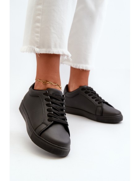 Low Women's Sports Sneakers Made of Eco Leather Black Diunna