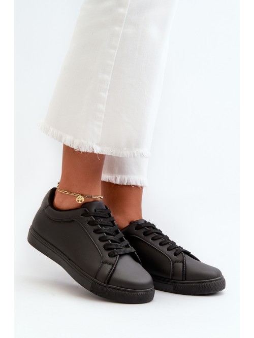 Low Women's Sports Sneakers Made of Eco Leather Black Diunna 2