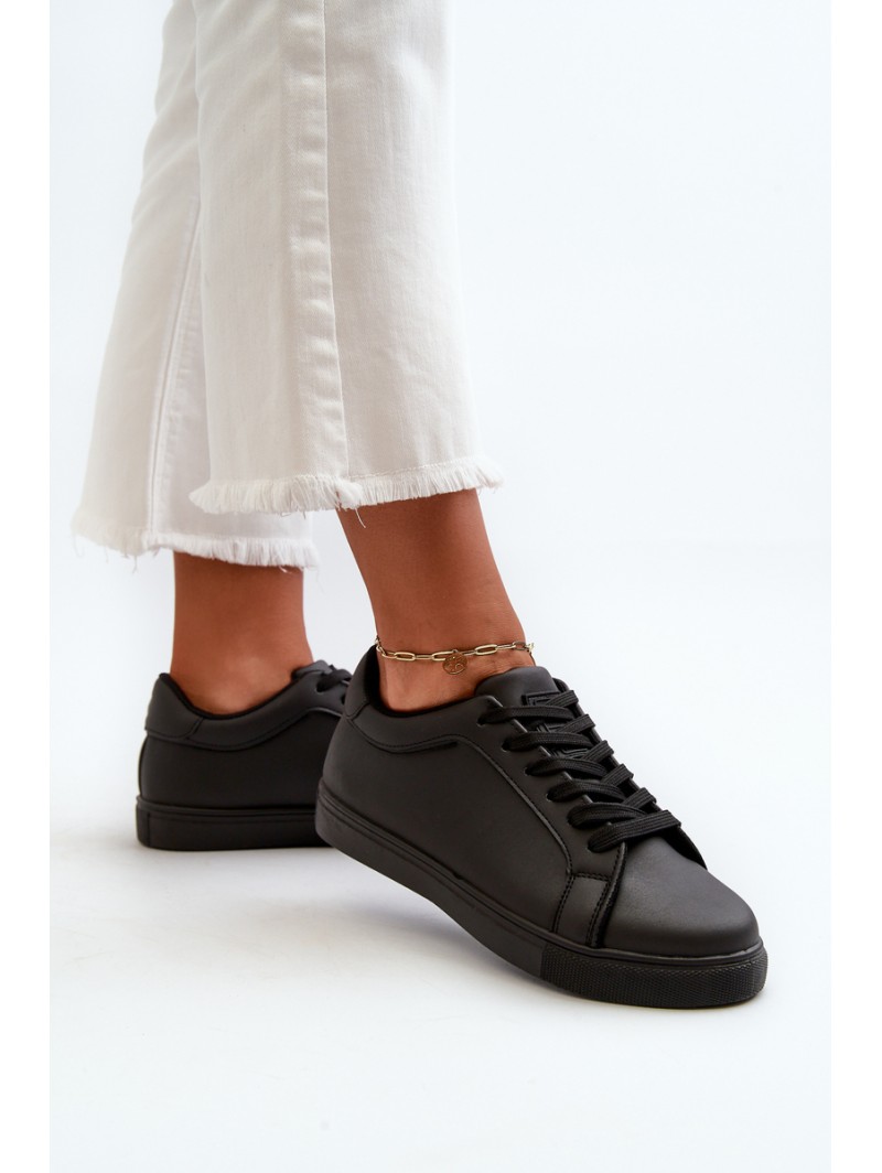 Low Women's Sports Sneakers Made of Eco Leather Black Diunna