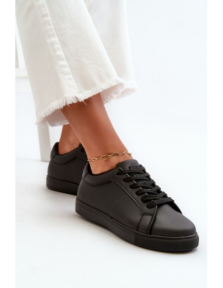 Low Women's Sports Sneakers Made of Eco Leather Black Diunna