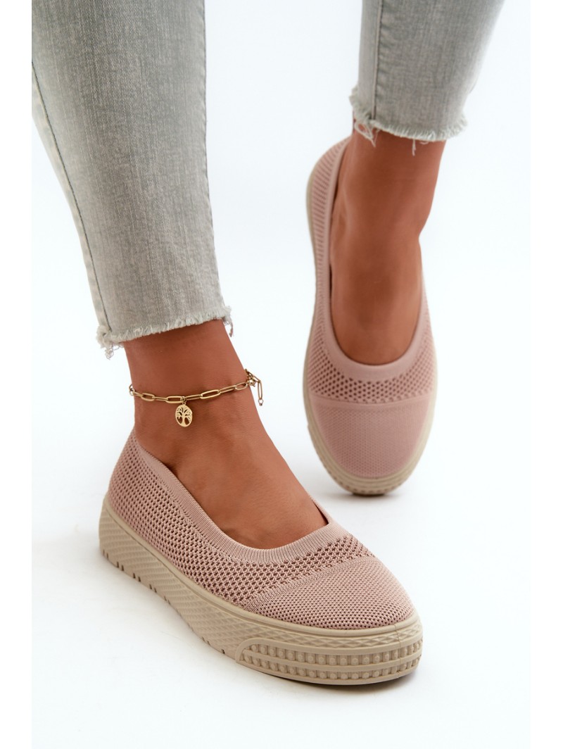 Women's Slip-on Platform Sneakers Pink Pimadea