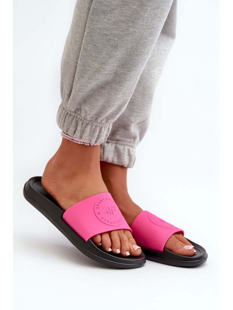 Women's Slides 4FMM00FFLIF045-55S Pink-Black