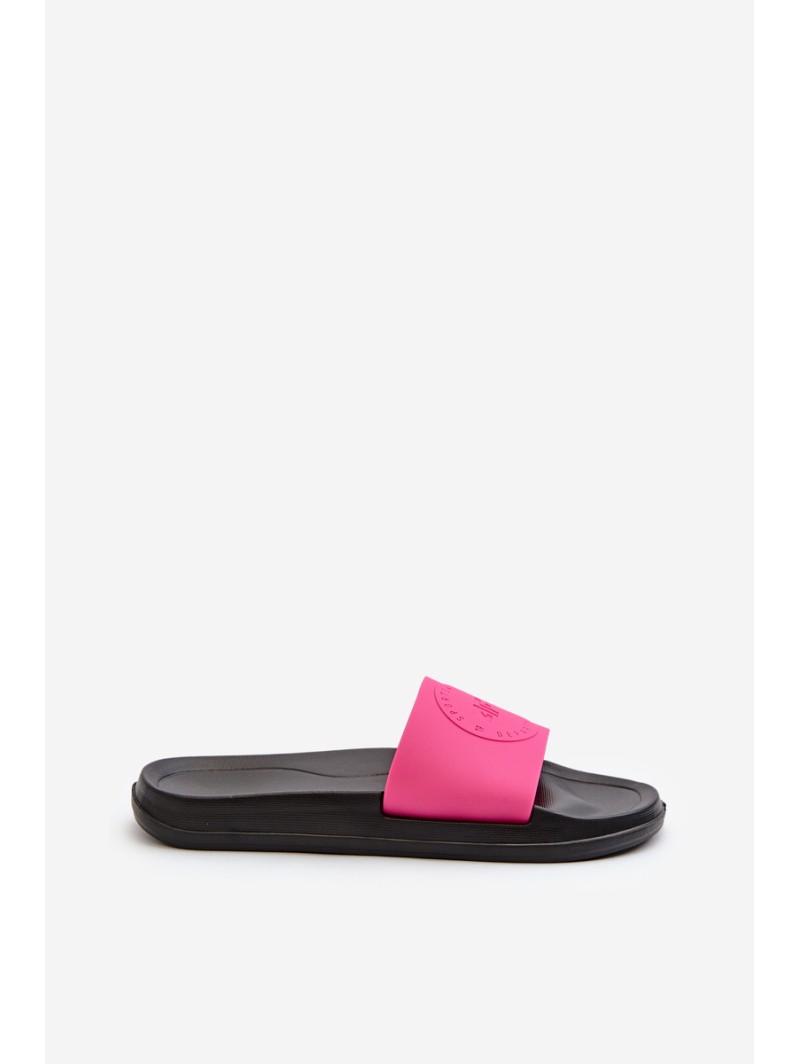 Women's Slides 4FMM00FFLIF045-55S Pink-Black