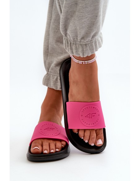 Women's Slides 4FMM00FFLIF045-55S Pink-Black