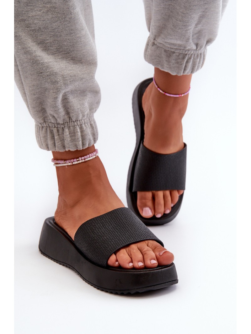 Women's Platform and Wedge Sandals Black Vimarils