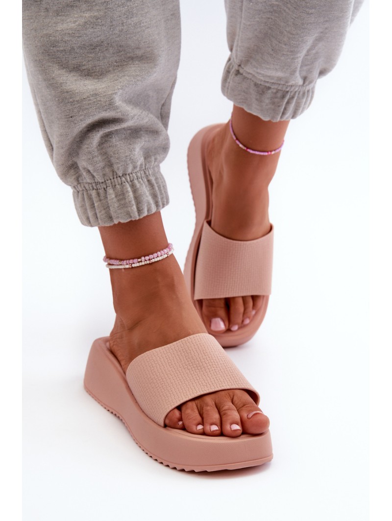 Women's Platform and Wedge Sandals in Pink Vimarils