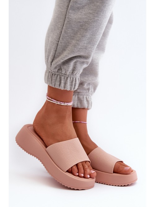 Women's Platform and Wedge Sandals in Pink Vimarils 2