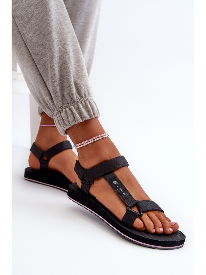 Women's Sport Sandals 4FRSS24FSANF054-23S Dark Grey
