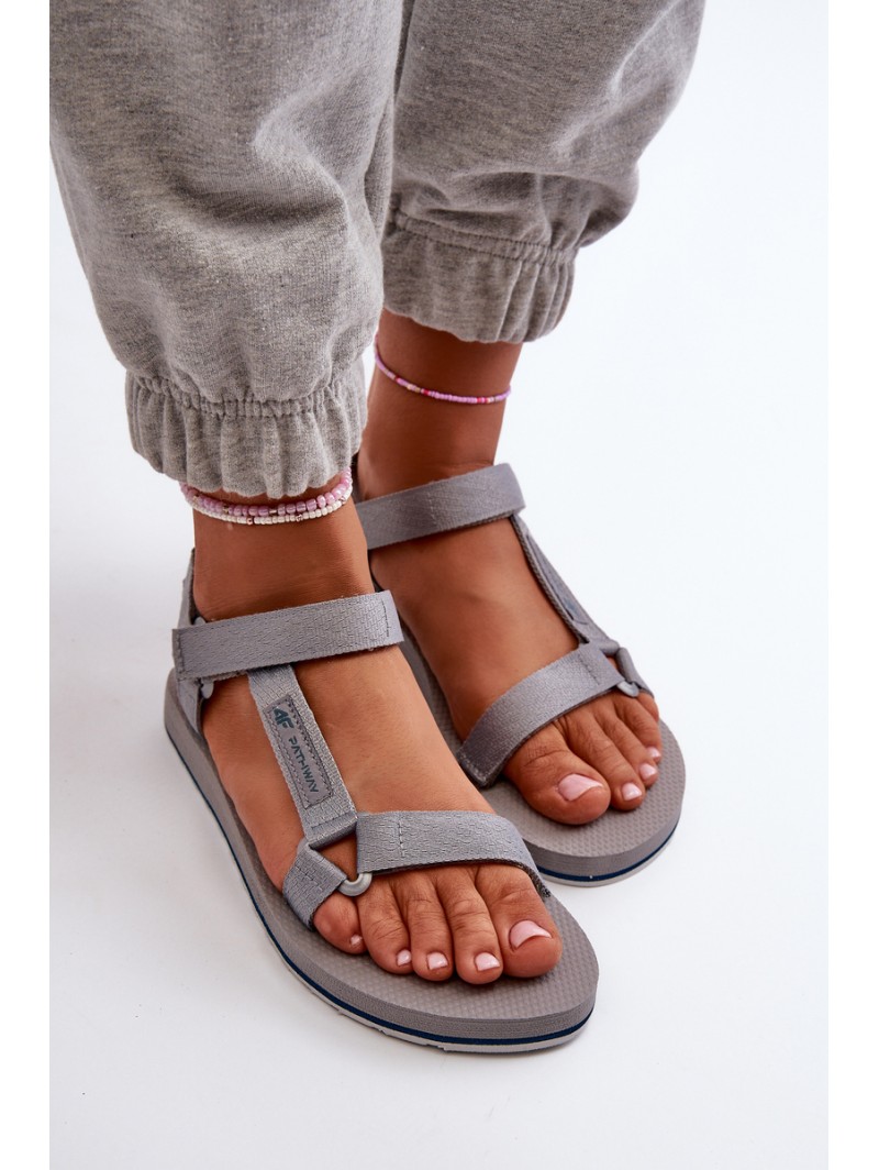 Women's Sport Sandals 4FRSS24FSANF054-20S Grey