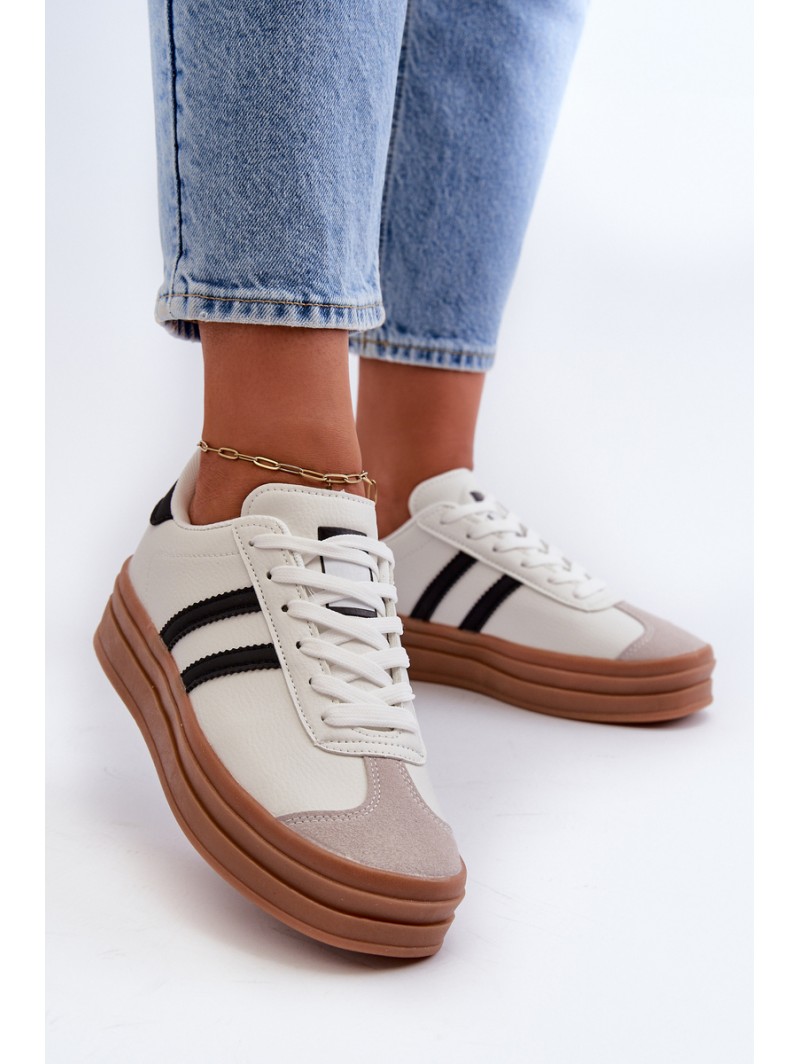 Women's Platform Sneakers White Egelia