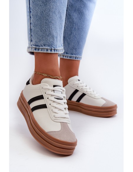 Women's Platform Sneakers White Egelia