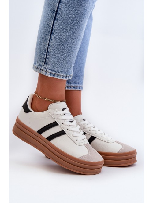 Women's Platform Sneakers White Egelia 2