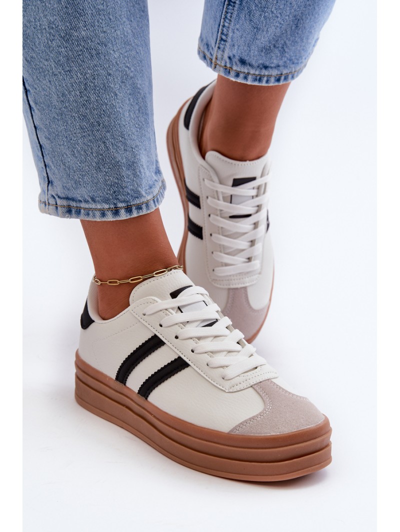 Women's Platform Sneakers White Egelia
