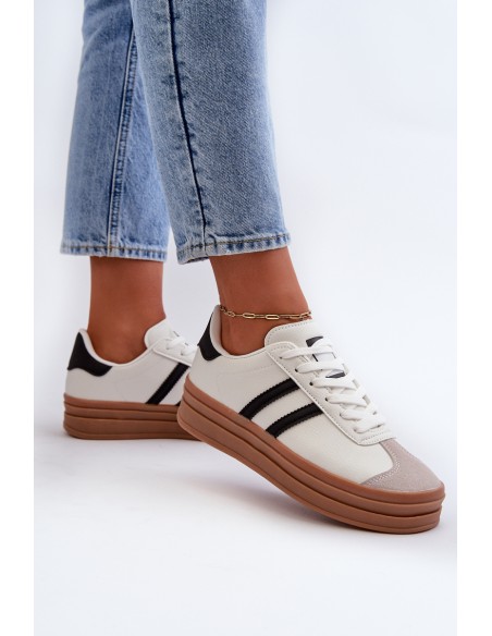 Women's Platform Sneakers White Egelia