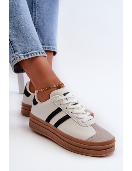 Women's Platform Sneakers White Egelia