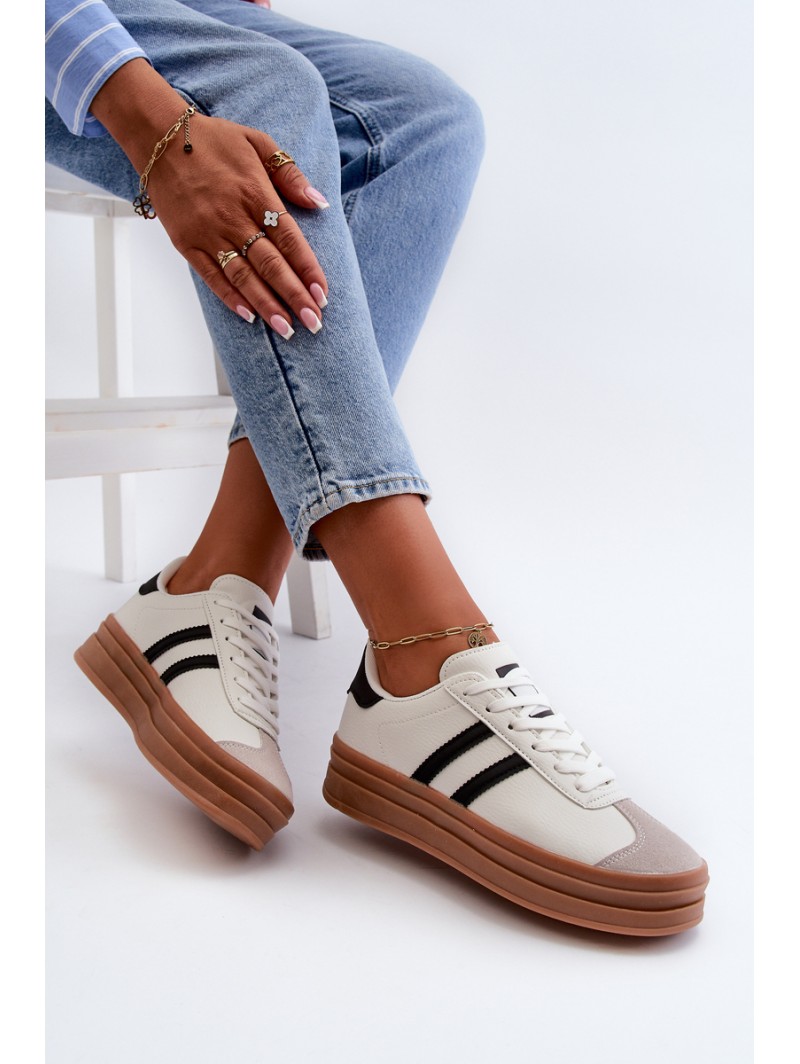 Women's Platform Sneakers White Egelia