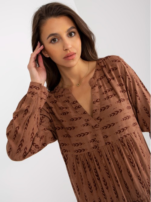 Suknelė-D73771M30361A4-ruda 2