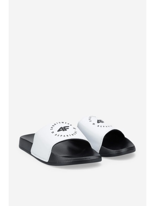 Women's Slides 4FMM00FFLIF044A-10S White-Black 2
