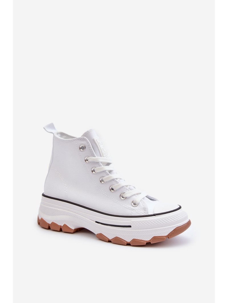 White Platform High Top Women's Sneakers Valvia