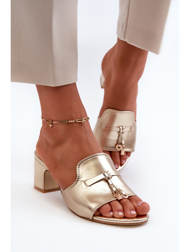 Women's Beige High Heel Sandals Bralya