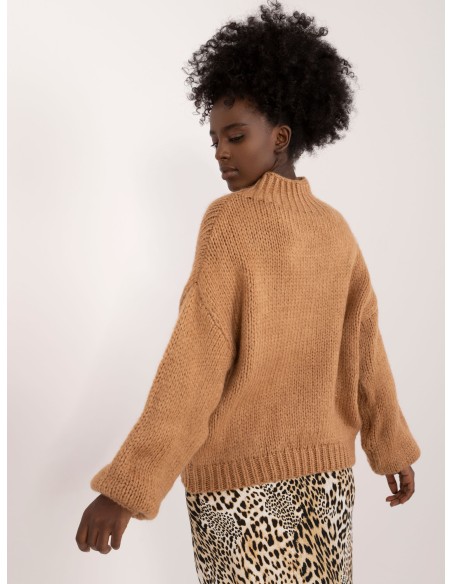 Sweter-BA-SW-3017-1.66-jasny brązowy