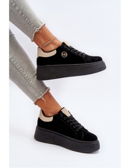 Women's Platform Sneakers Black Eshen