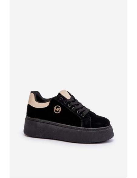 Women's Platform Sneakers Black Eshen