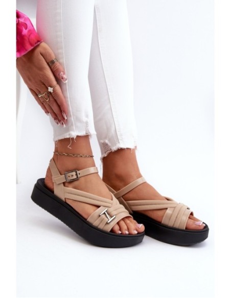 Moteriški sandalai ZAXY LL285063 Beige