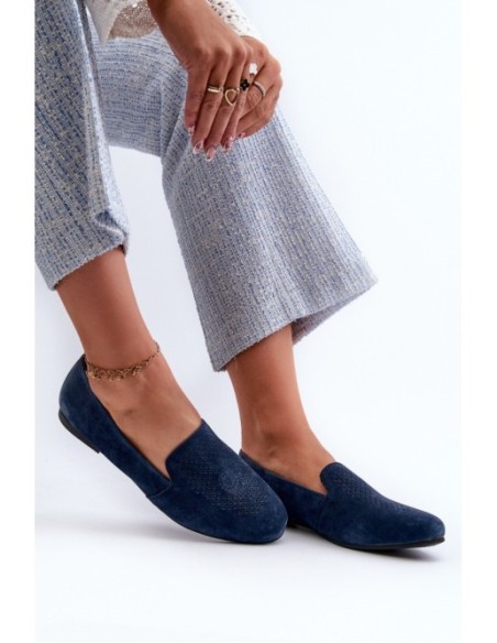 Patogūs loaferiai Navy Giovana