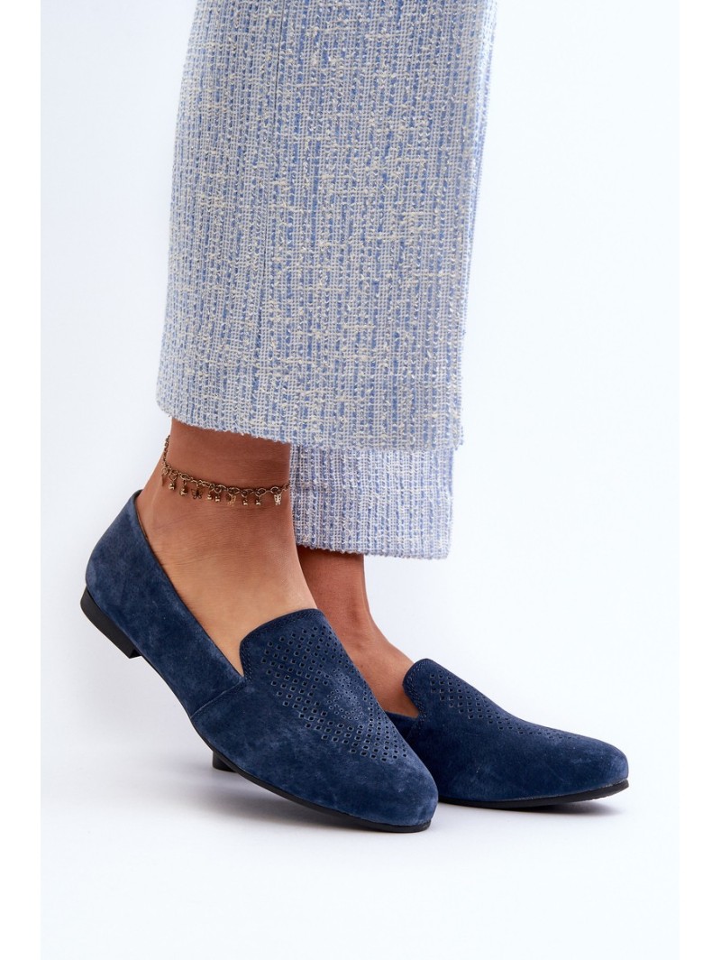 Patogūs loaferiai Navy Giovana