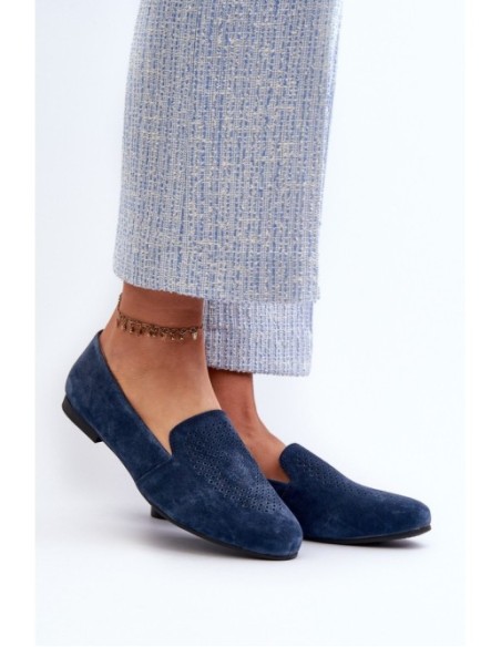 Patogūs loaferiai Navy Giovana
