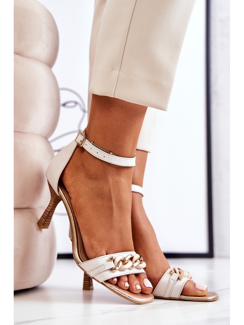 Heeled Sandals Laura Messi 2366 Beige