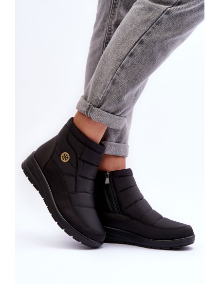Women's Insulated Snow Boots Black Helis