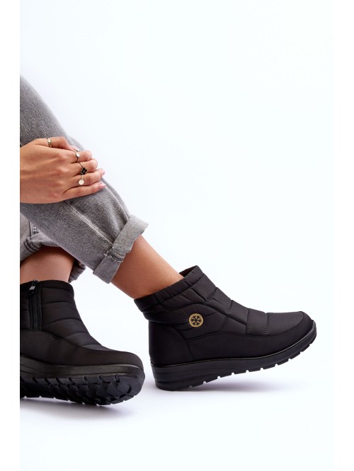 Women's Insulated Snow Boots Black Helis 2
