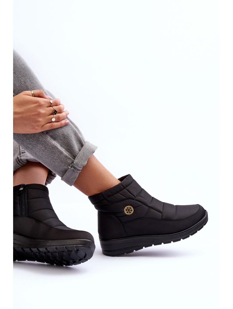 Women's Insulated Snow Boots Black Helis
