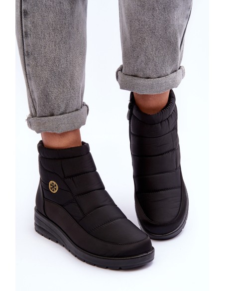 Women's Insulated Snow Boots Black Helis