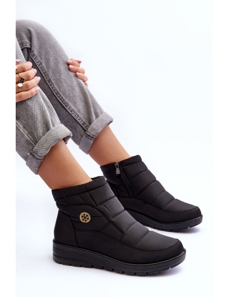 Women's Insulated Snow Boots Black Helis
