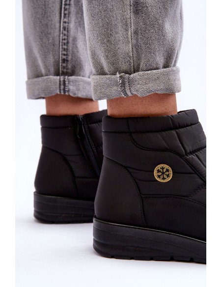 Women's Insulated Snow Boots Black Helis