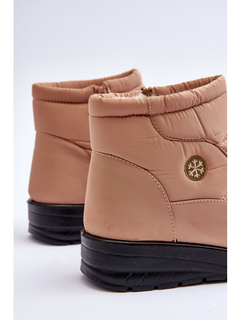 Women's Padded Snow Boots Beige Helis