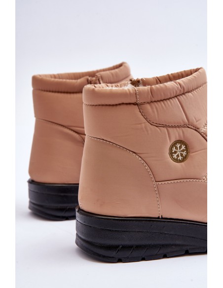 Women's Padded Snow Boots Beige Helis