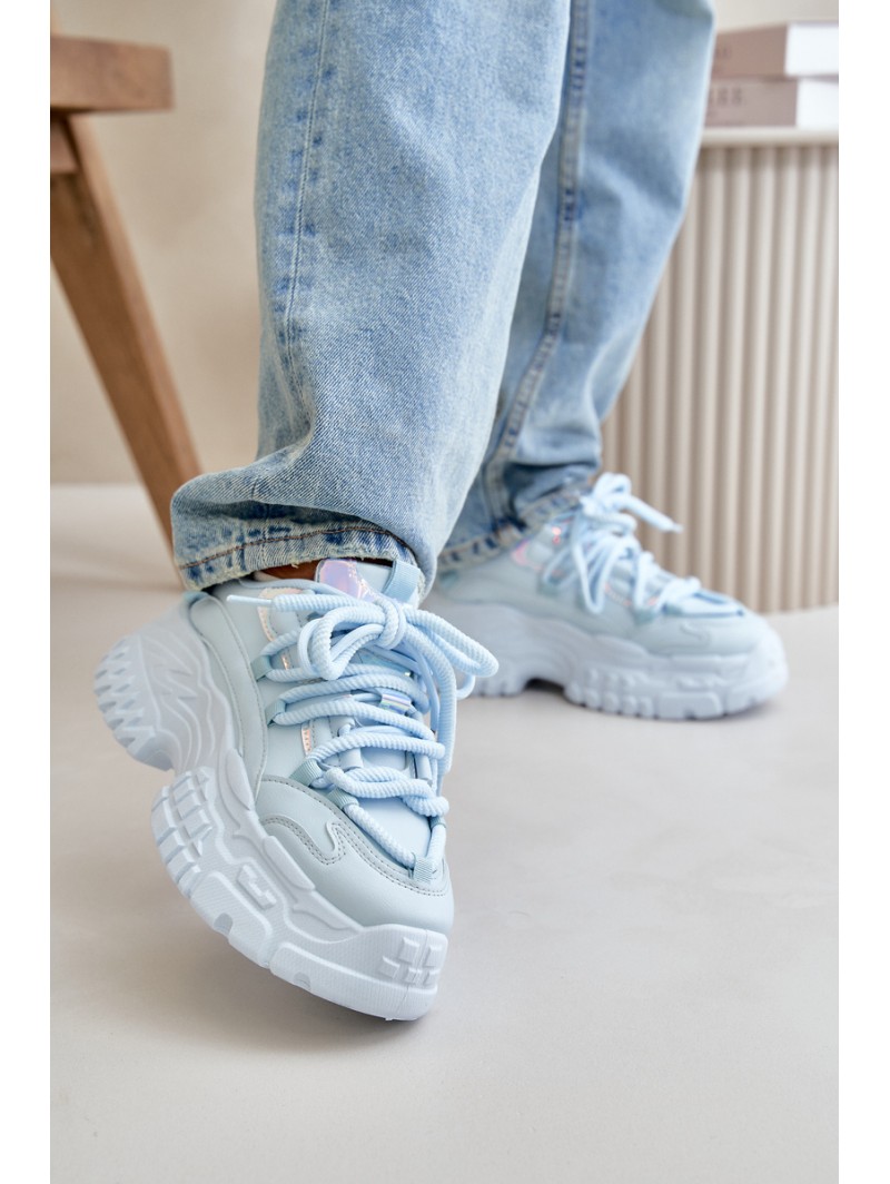 Women's sneakers with chunky sole Blue Nevela