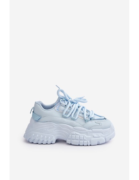 Women's sneakers with chunky sole Blue Nevela