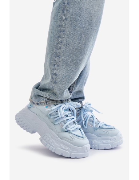 Women's sneakers with chunky sole Blue Nevela