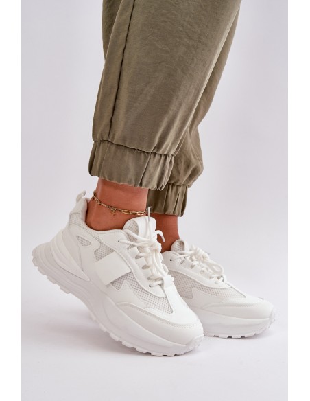 Women's Platform Sneakers White Nevelaine