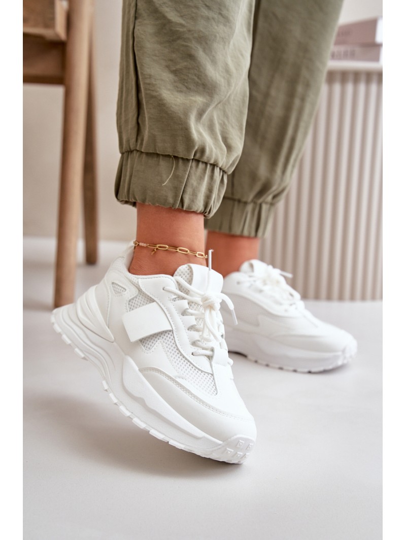 Women's Platform Sneakers White Nevelaine
