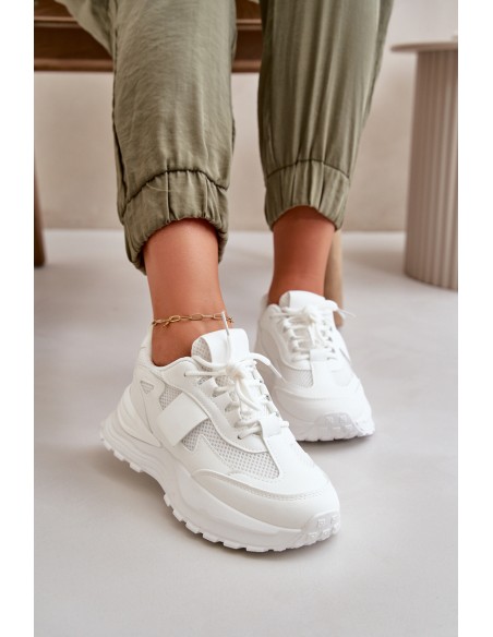 Women's Platform Sneakers White Nevelaine