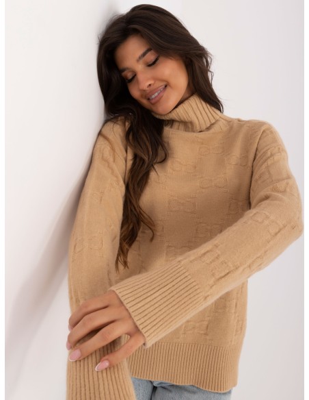 Sweter-AT-SW-2342-1.35-camelowy