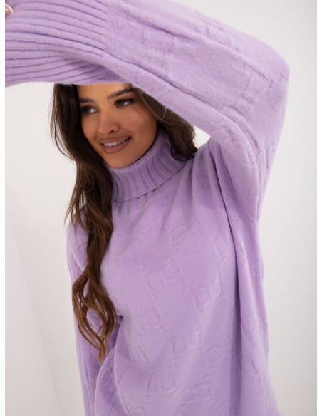 Sweter-AT-SW-2342-1.35-jasny fioletowy