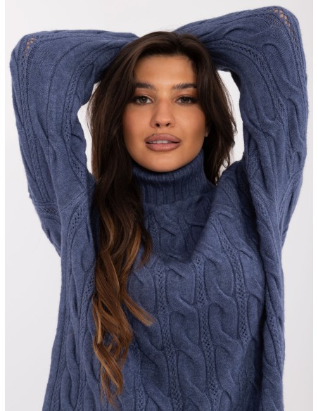 Sweter-AT-SW-23445.00-ciemny niebieski