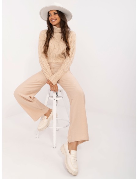Sweter-AT-SW-23445.00-beżowy
